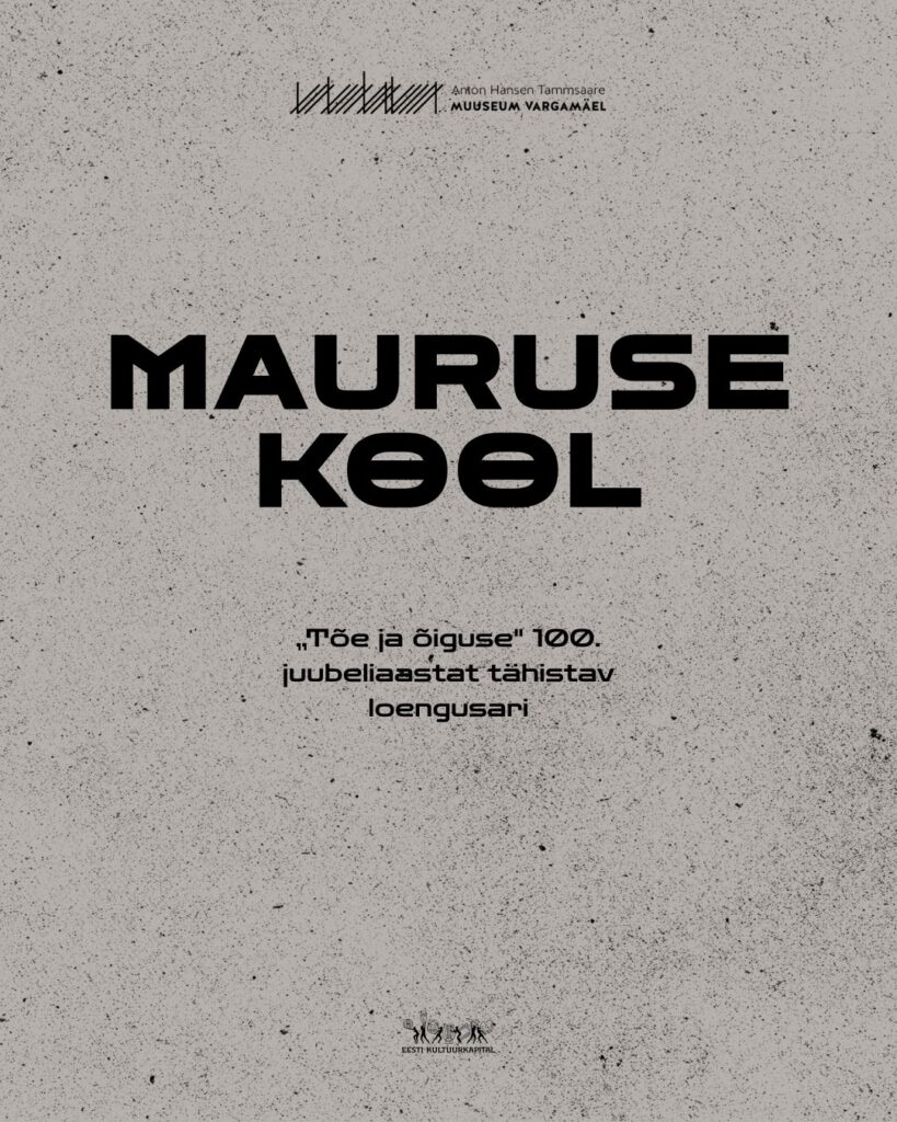 Alustab loengusari “Mauruse kool”